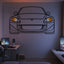 2004 S2000 Front View Metal Neon Car Wall Art -MTN0242