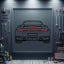 2024 911 Turbo S Back View Metal Neon Car Wall Art -MTN0251
