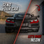 Your Personalized Metal Neon Car Wall Art - (Front and rear views only)