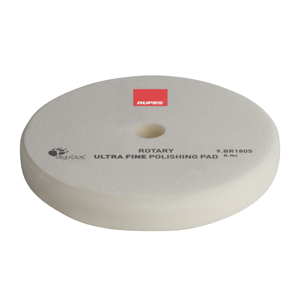 RUPES Rotary Ultra-Fine Polishing Foam Pad 155/160mm - White Main image