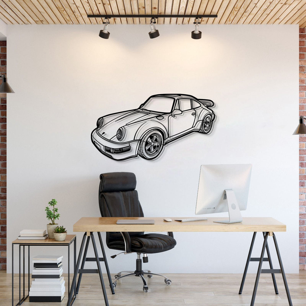 1978 911 SC Perspective Metal Car Wall Art front view Main image