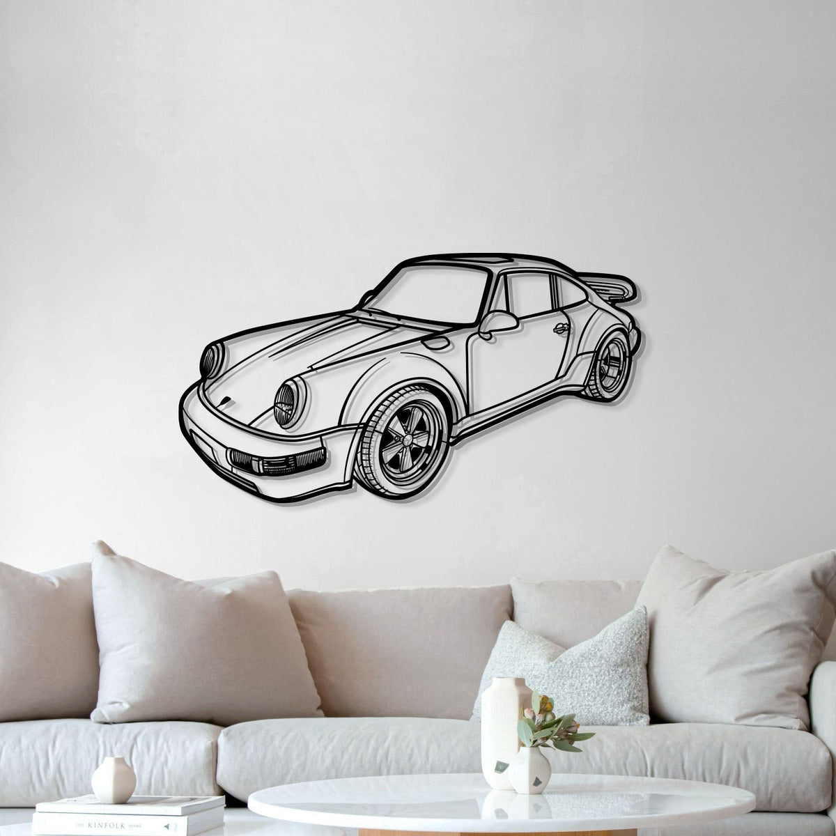 1978 911 SC Perspective Metal Car Wall Art garage décor
