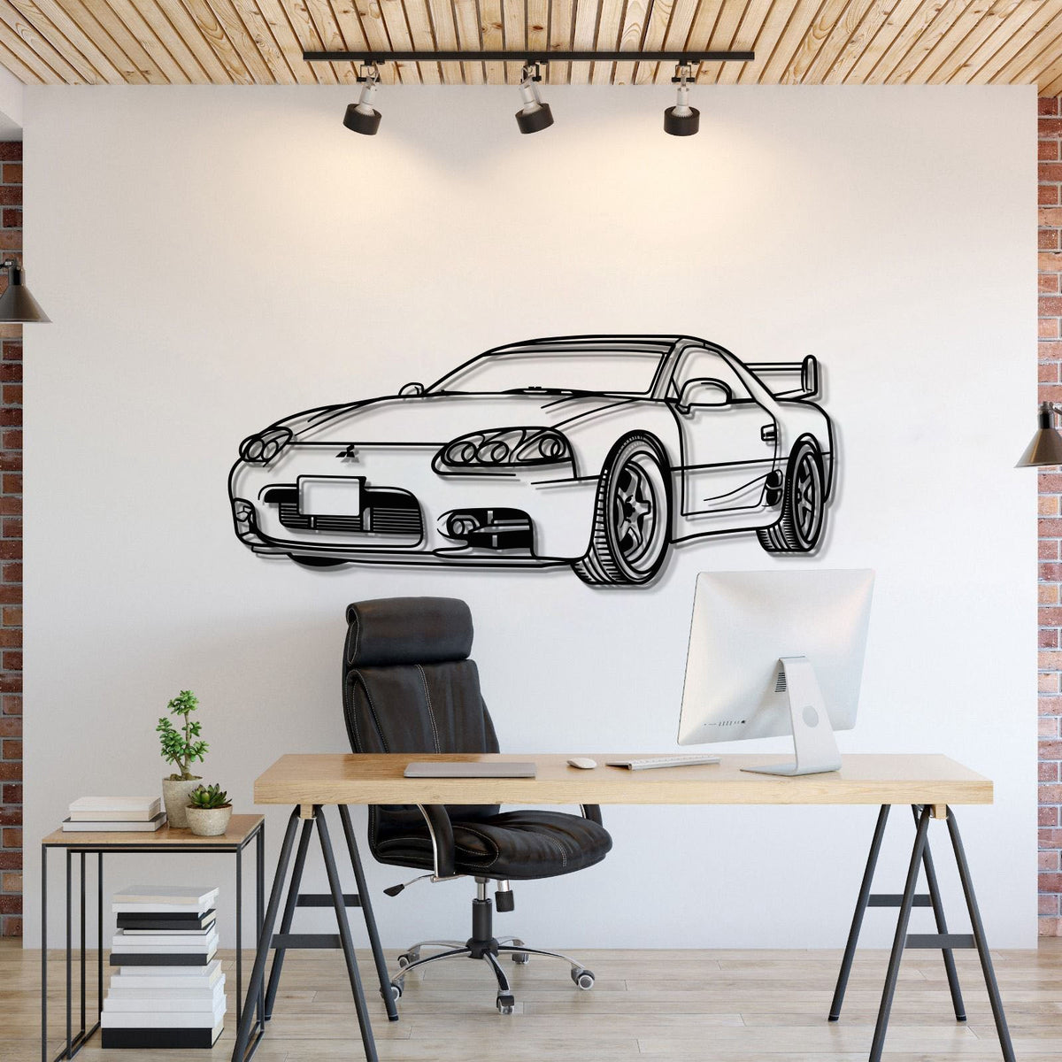 1999 3000GT Perspective Metal Car Wall Art - MT0455 Main image