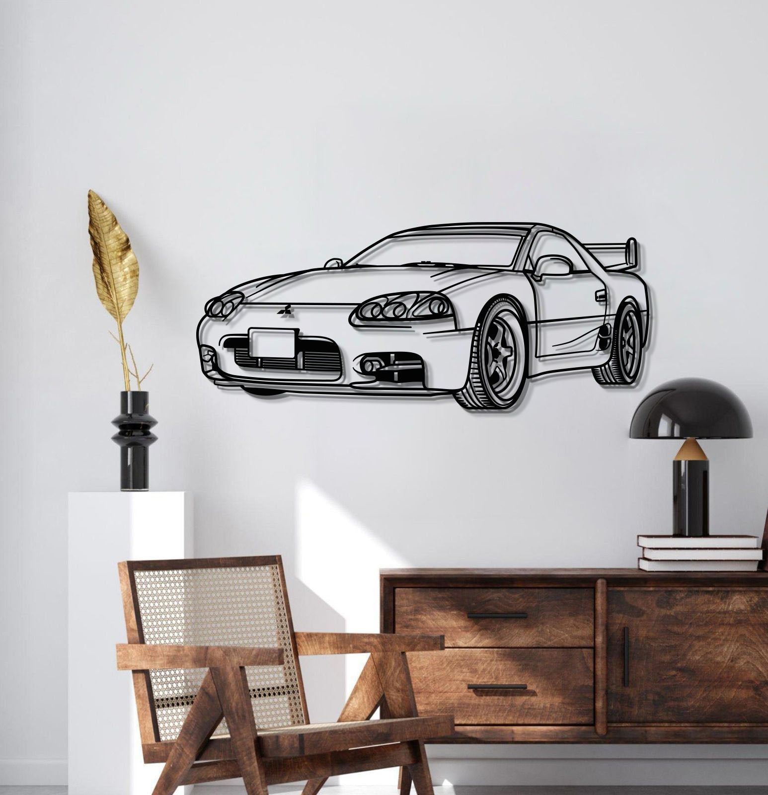1999 3000GT Perspective Metal Car Wall Art - MT0455 Secondary image