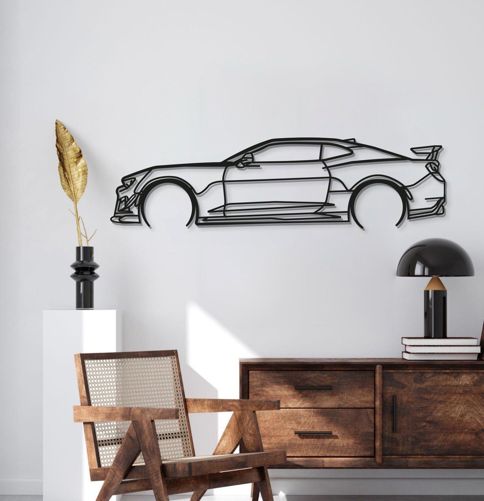 Camaro ZL1 Detailed Metal Car Wall Art - MT0893 Secondary image