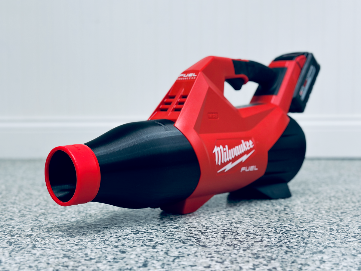 STUBBY Car Drying Nozzle Milwaukee M18 FUEL Gen II Blower front view