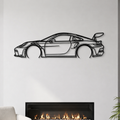 911 GT3 RS Model 992 Detailed Metal Car Wall Art - MT0859