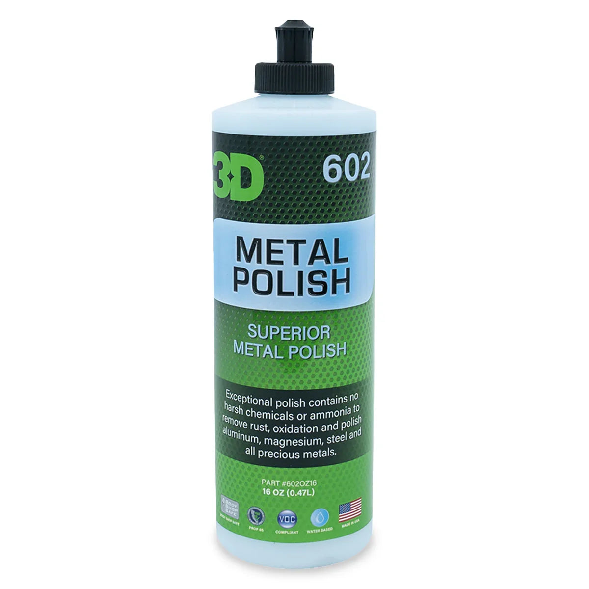 3D Metal Polish PNT premium metal polish bottle