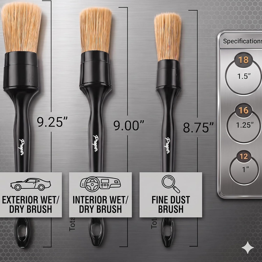 Boars Hair Detailing Brushes