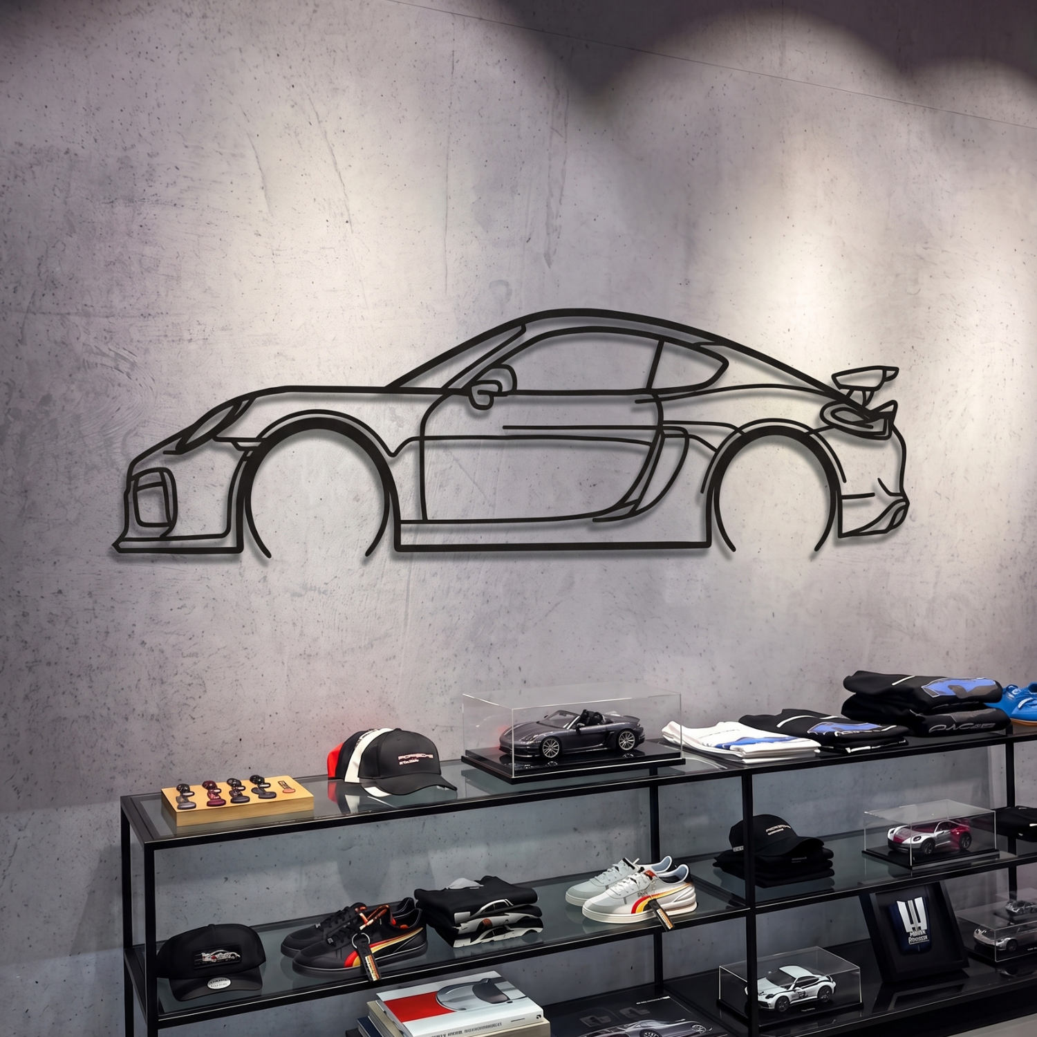 2016 Cayman GT4 981 Metal Car Wall Art – MTT697 Secondary image