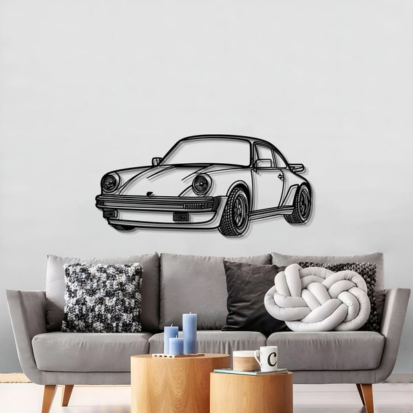 911 930 Perspective Metal Car Wall Art - MT0459