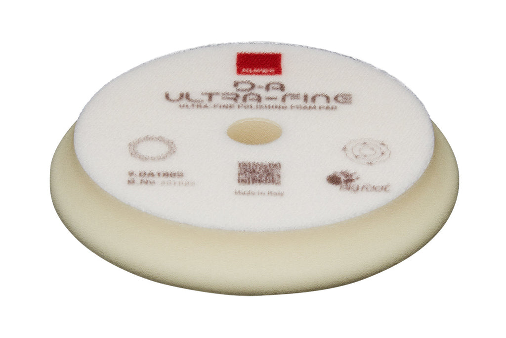 Ultrafine White DA foam pad, contour edge design, 100mm(4in)