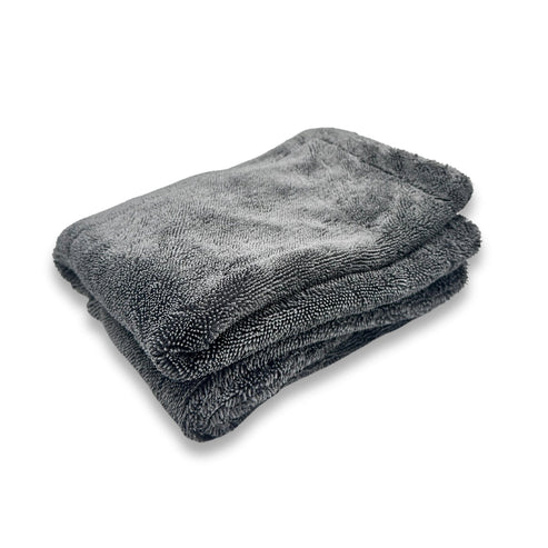3D Gray HYDRO-FIL Ultra-Thick 1200 GSM Premium Microfiber Towel 20X24 G-45GR Secondary image