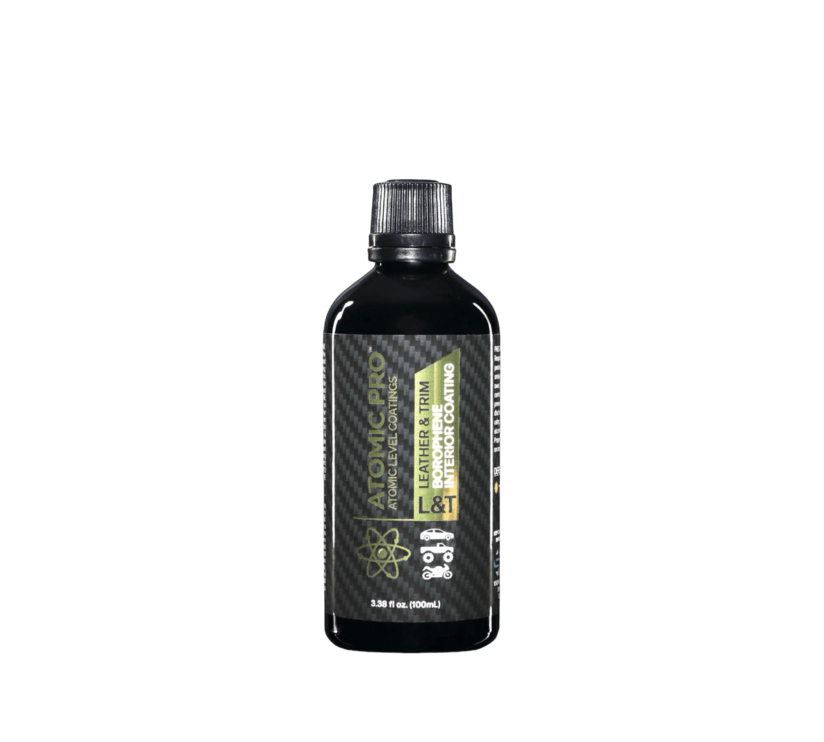 Atomic Pro Leather & Trim Interior Ceramic Coating 100mL bottle