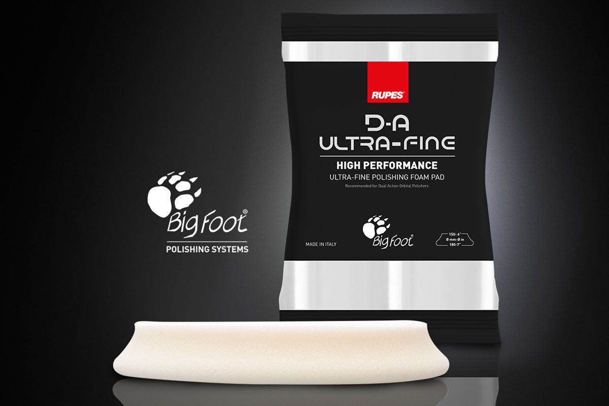 Ultrafine White DA foam pad, contour edge design, 100mm(4in) Main image