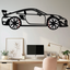 Porsche 911 GT2 Metal Wall Art with Rotating Wheels