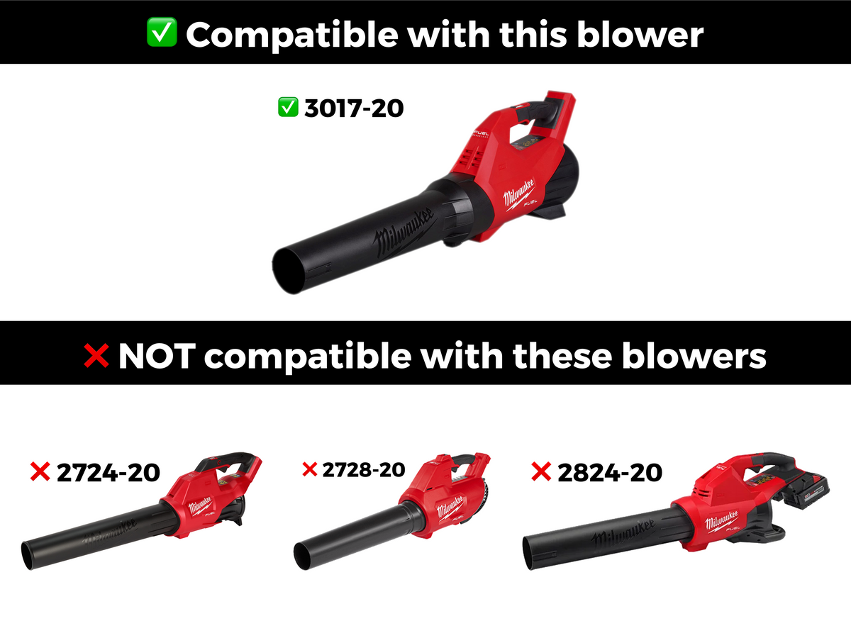 STUBBY Car Drying Nozzle Milwaukee M18 FUEL Gen II Blower installation guide