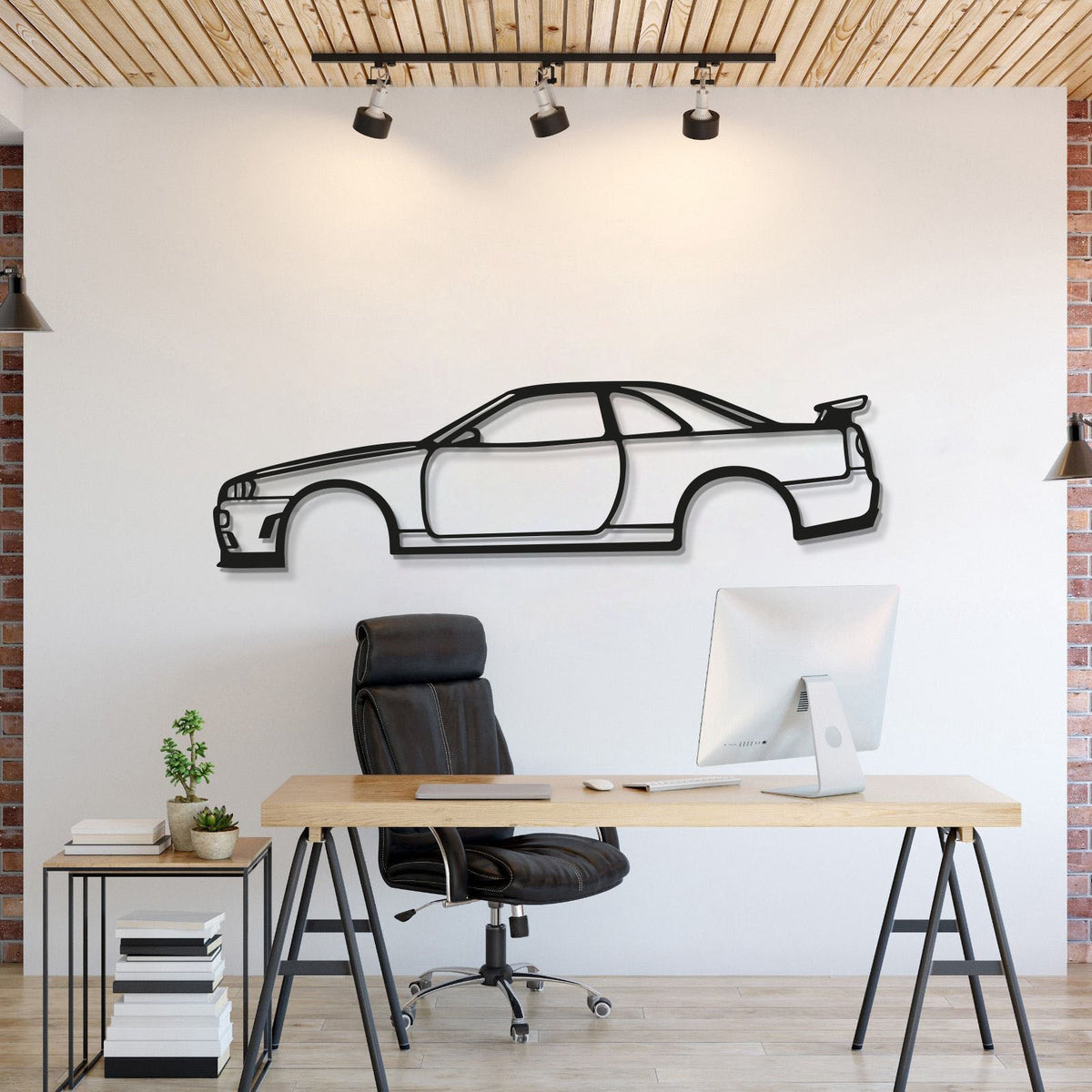 Skyline R34 Metal Car Wall Art - MT1092 Main image