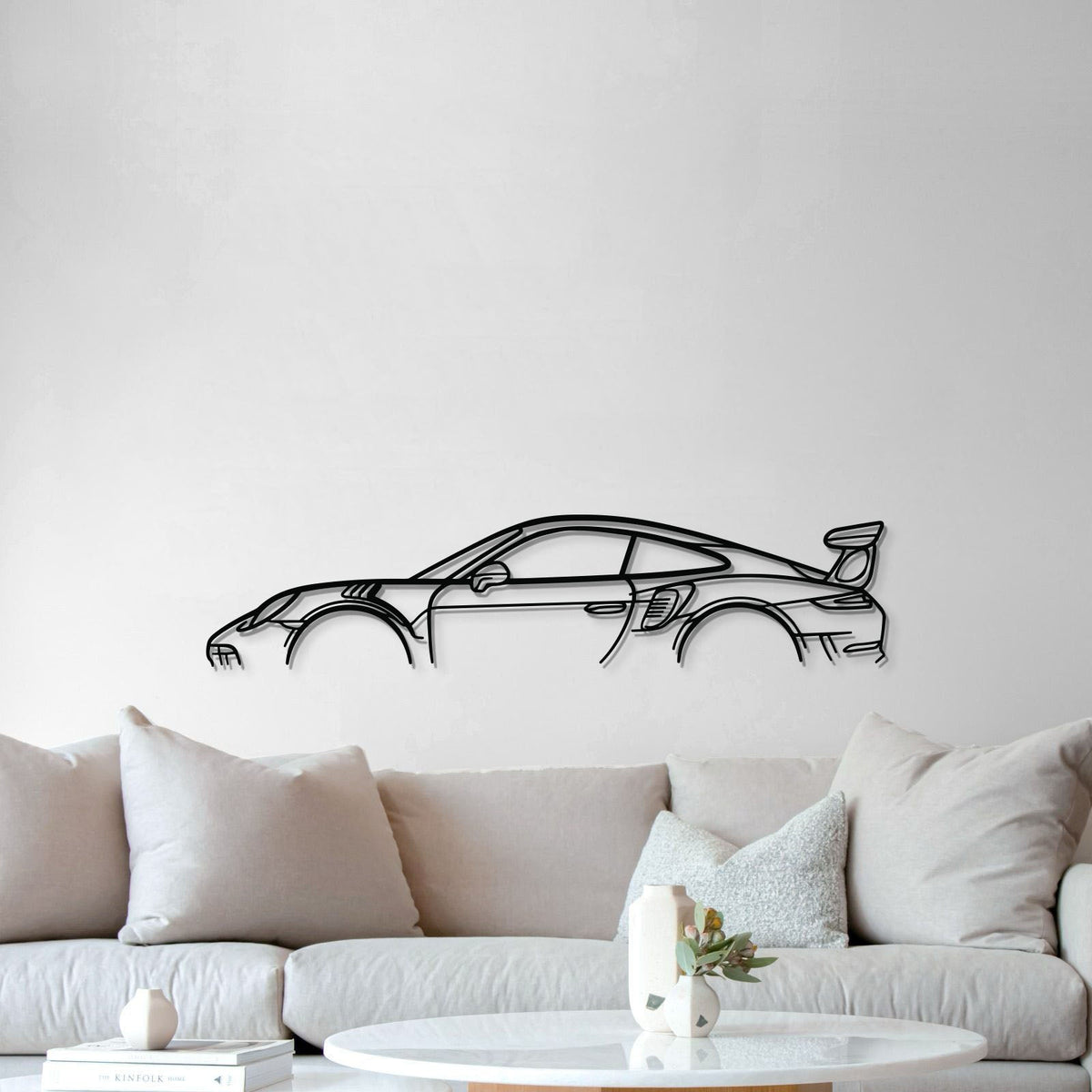 911 GT3 RS Model 991 Metal Car Wall Art garage décor