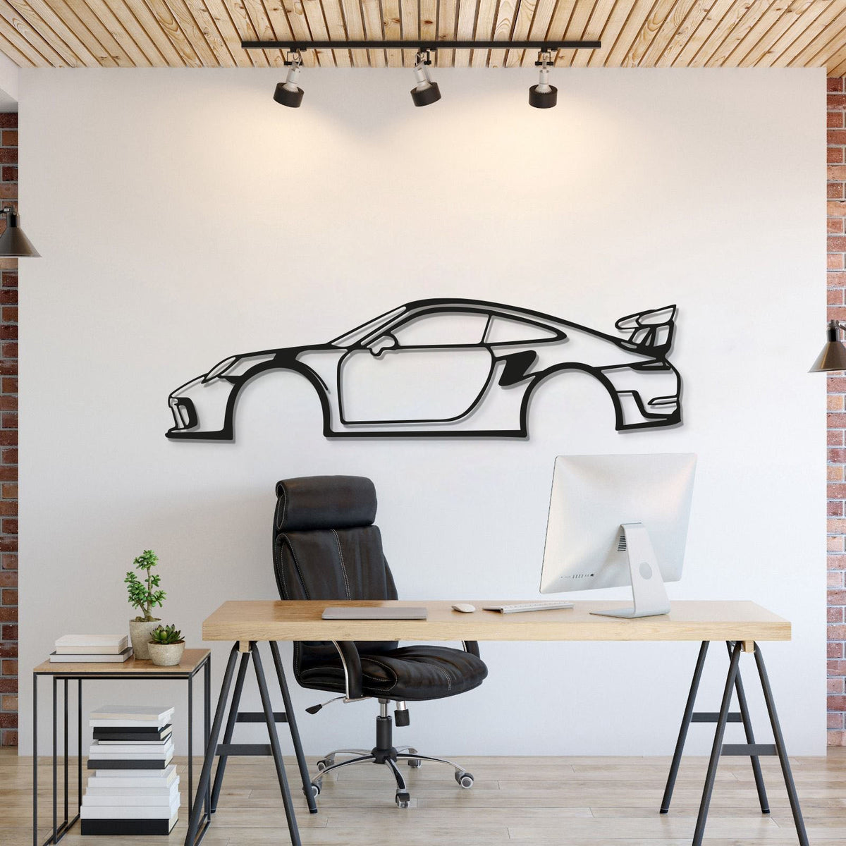 911 GT3 RS Metal Car Wall Art - MT0857 Main image