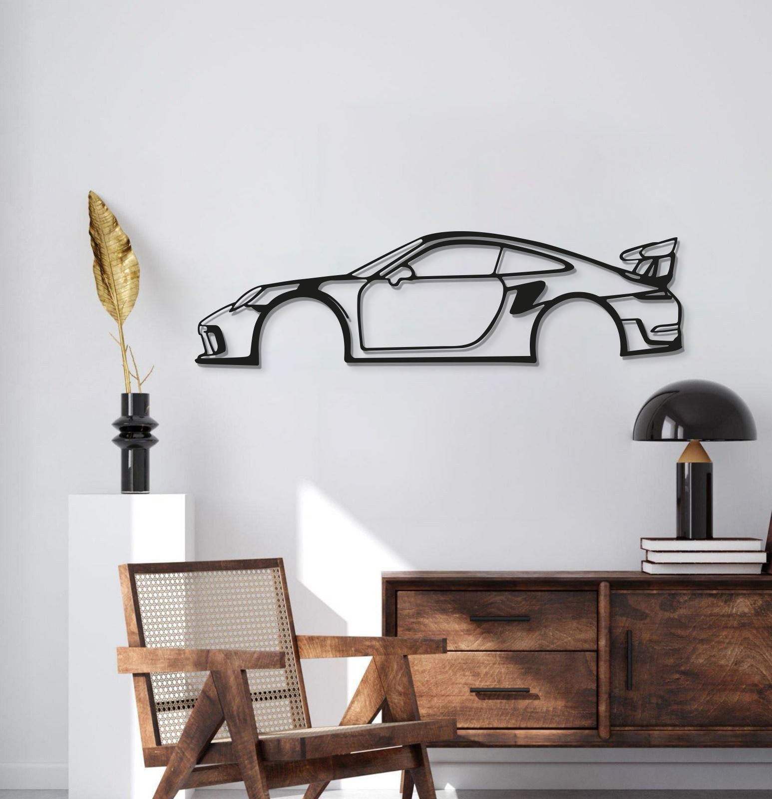 911 GT3 RS Metal Car Wall Art - MT0857 Secondary image