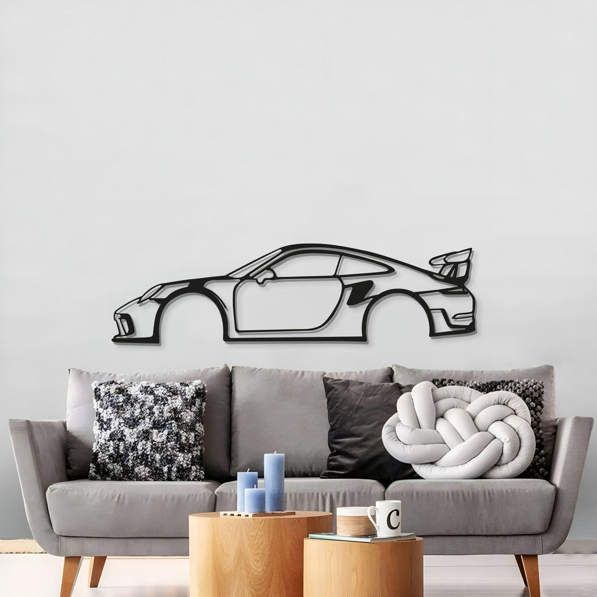 911 GT3 RS Metal Car Wall Art - MT0857