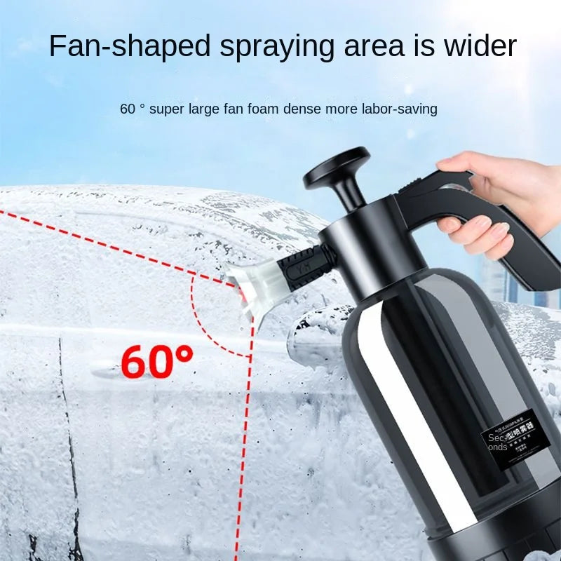 2L Hand Pump Foam Sprayer with 3 Nozzle Types Secondary image