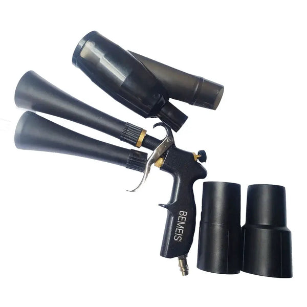 Car Interior Detailing Air Blow Gun with Vacuum Tool Set