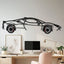 Ferrari SF90 Stradale Metal Car Wall Art with Rotating Wheels