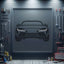 Supra MK5 Front View Metal Neon Car Wall Art - MTN0203