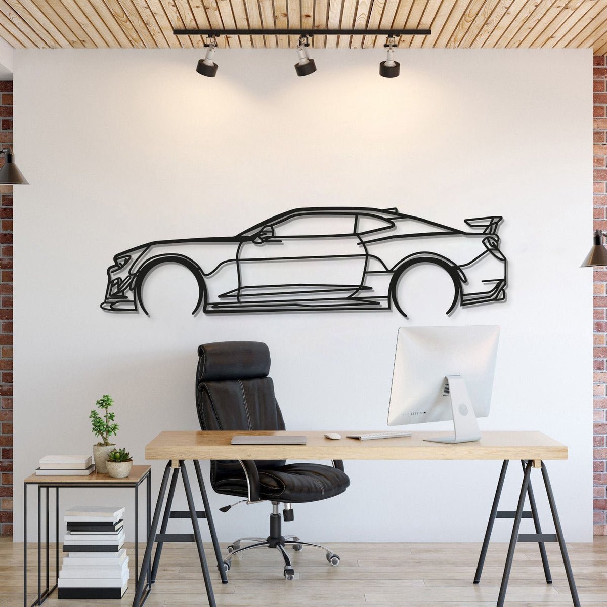 Camaro ZL1 Detailed Metal Car Wall Art - MT0893 Main image