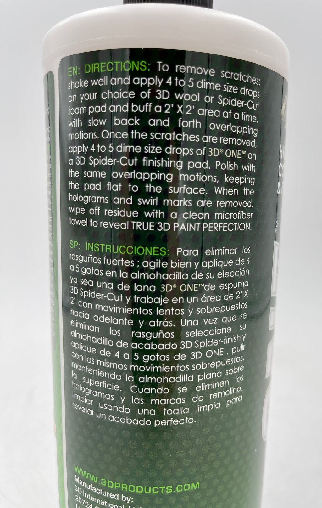 3D SPEED G2 One-Step Polish & Sealant side view