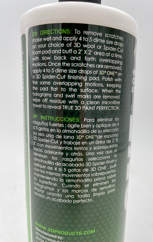 3D SPEED G2 One-Step Polish & Sealant side view