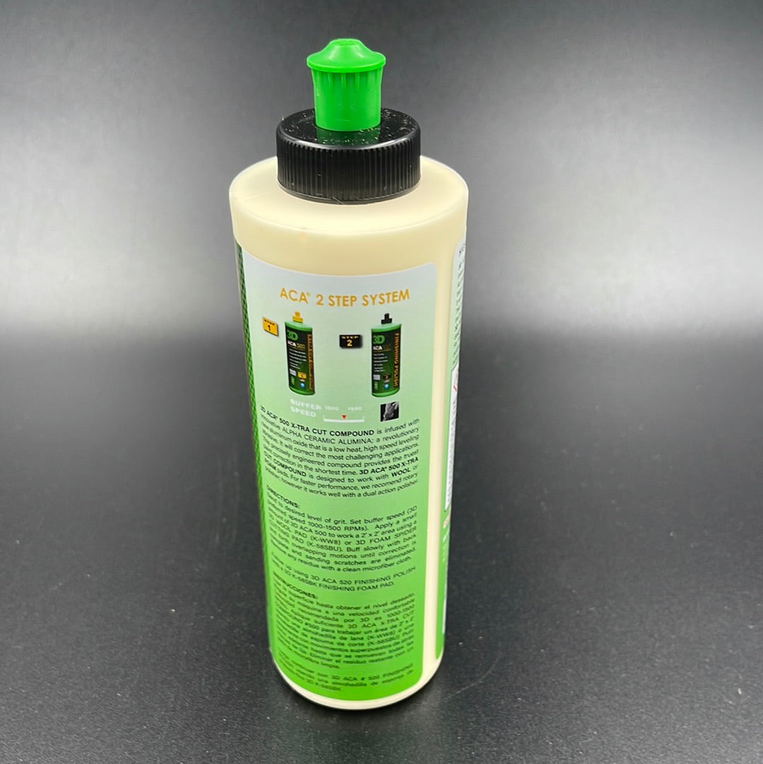 3D ACA 500 X-TRA Cut Compound 8 OZ Secondary image