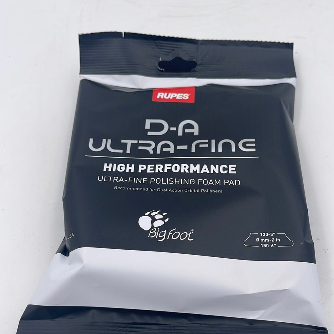 Ultrafine White DA foam pad, contour edge design, 100mm(4in) Secondary image