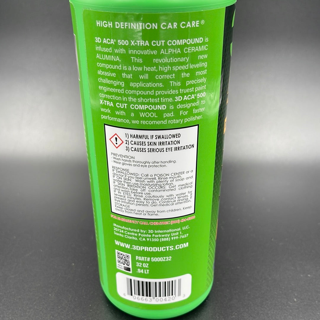 3D ACA X-TRA Cut Compound 32OZ Secondary image