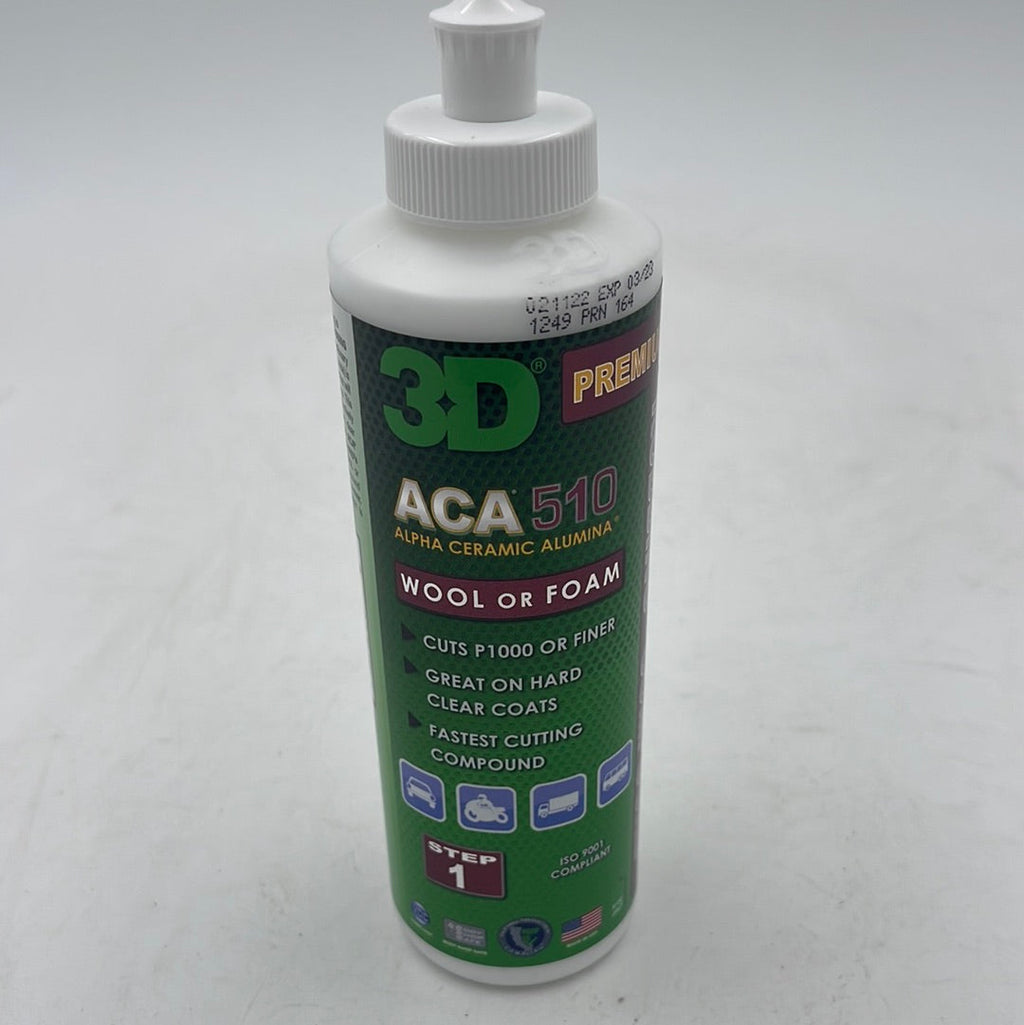 3D ACA 510 Rubbing Compound G2 bottle front view