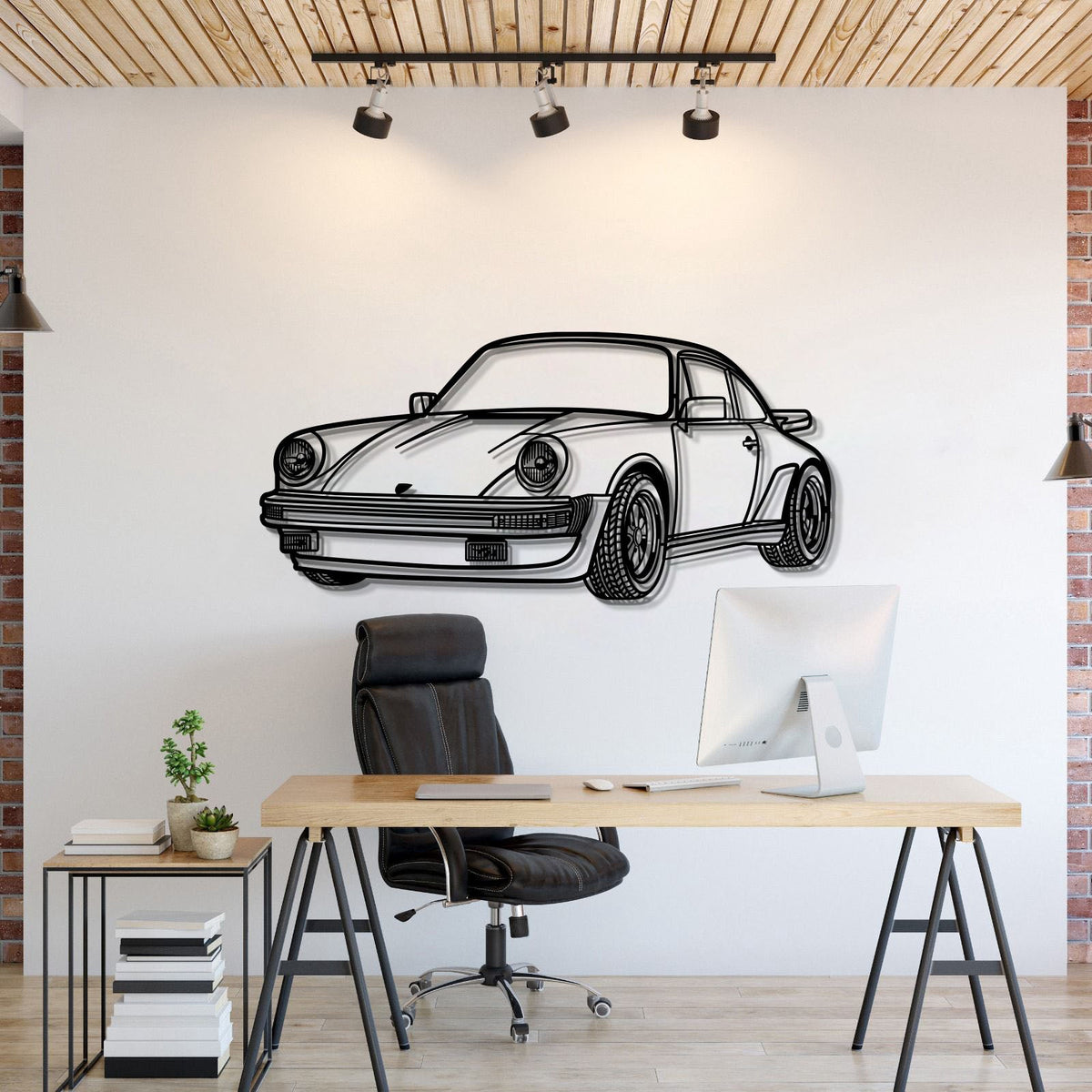 911 930 Perspective Metal Car Wall Art - MT0459 Main image