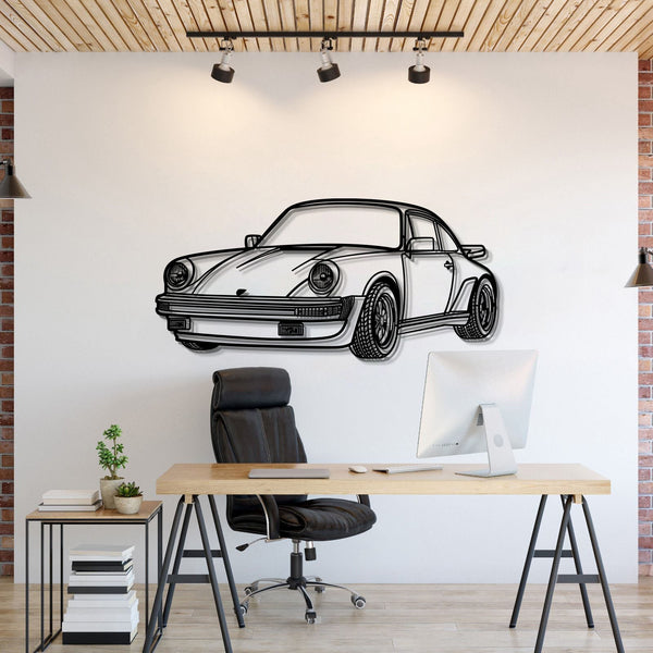 911 930 Perspective Metal Car Wall Art - MT0459