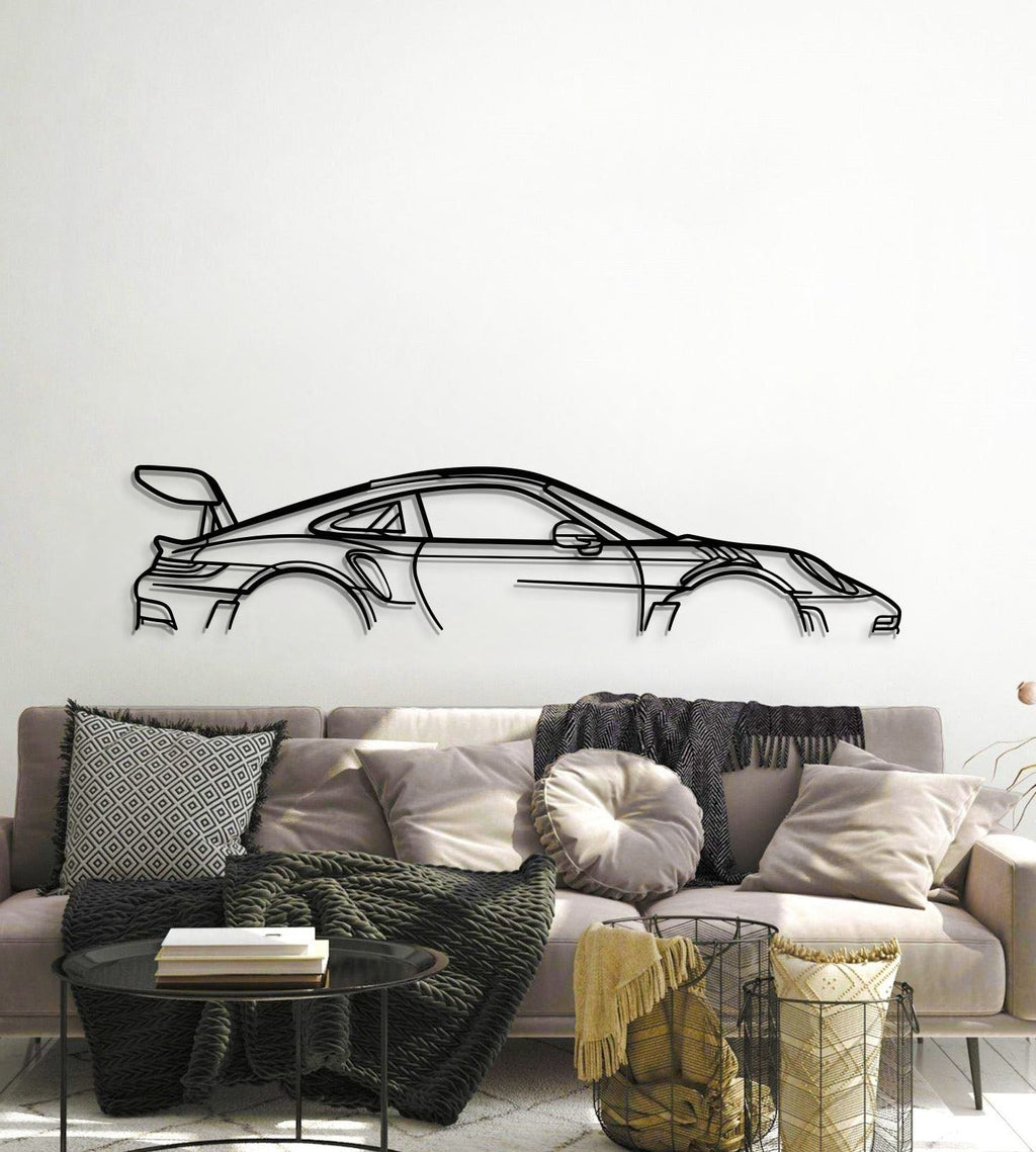 911 GT3 RS Model 992 Metal Car Wall Art  - MT0860