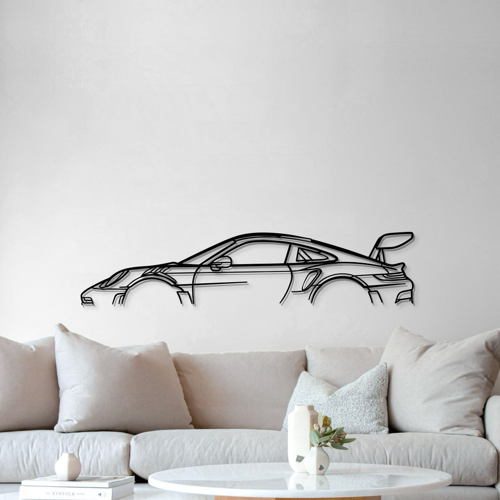 911 GT3 RS Model 992 Metal Car Wall Art  - MT0860