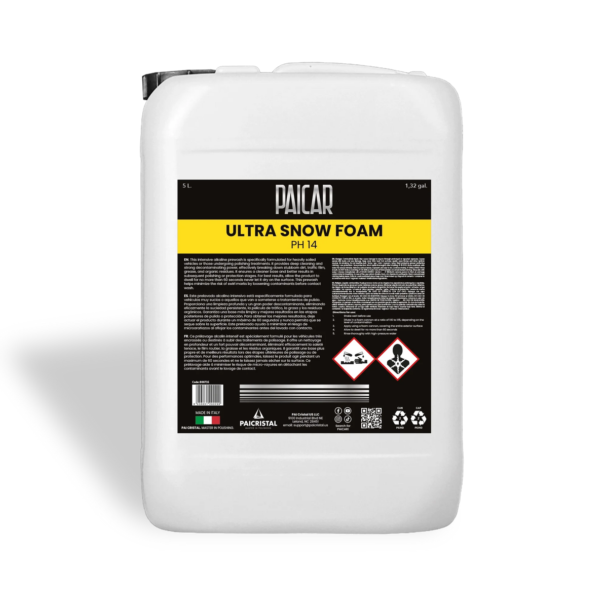 Paicar Ultra Snow Foam 5L Main image